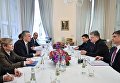 Встреча Петра Порошенко и Йенса Столтенберга в Мюнхене