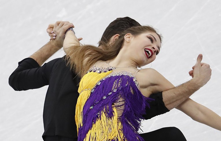 Александра Назарова и Максим Никитин в дебютном выступлении на Олимпийских играх