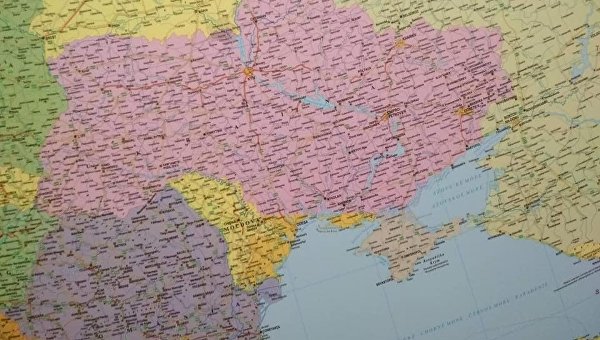 В Венгрии продавалась карта Украины без Крыма и части Одесской и Николаевской областей