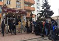 Ситуация возле Оболонского суда перед допросом Порошенко