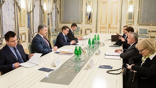 Визит заместителя государственного секретаря США Джона Салливана в Киеве