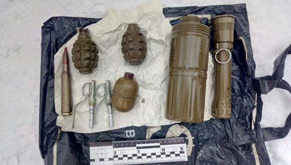 СБУ обнаружила тайник с гранатами во Львове