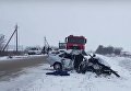 Авария под Бердянском, в которой погиб водитель ВАЗ