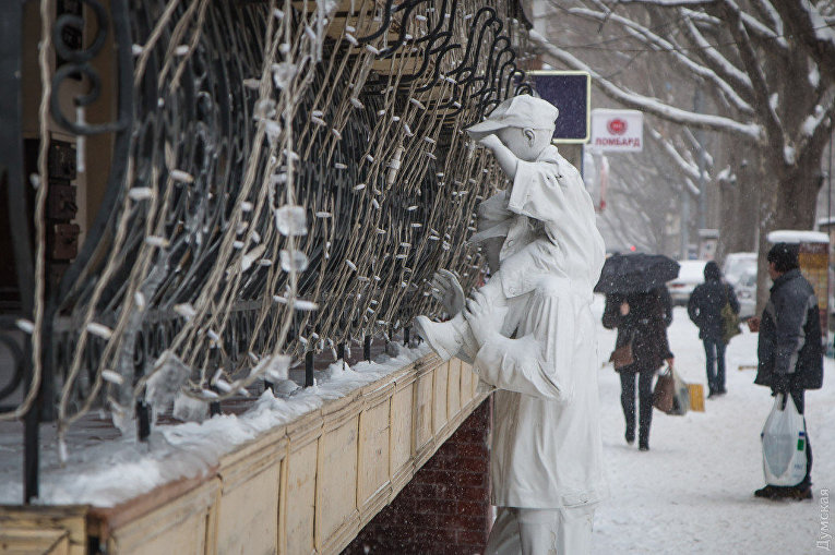 Зима в Одессе