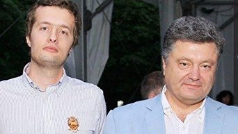 Алексей и Петр Порошенко (слева направо)