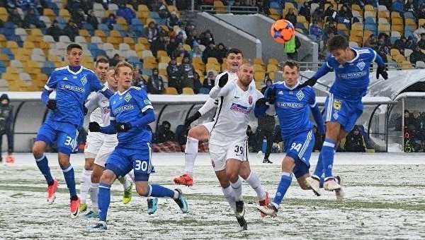 Киевское Динамо вырвало победу в матче чемпионата Украины с Зарей