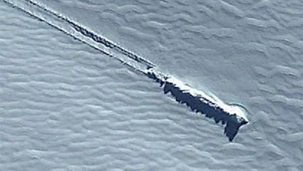 В Антарктике на картах Google увидели следы инопланетного корабля