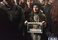 Коридор позора во Львове перед концертом Билык
