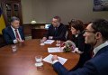 Интервью Петра Порошенко украинским телеканалам