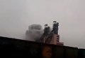 Пожар в шахте Запорожского железорудного комбината. Видео
