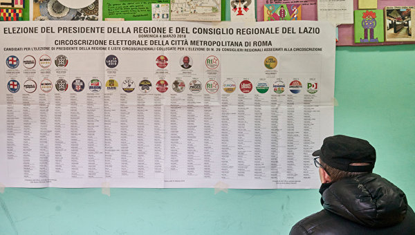Парламентские выборы в Италии