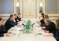 Переговоры Петра Порошенко и Федерики Могерини