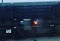 Возгорание на линии метро в Киеве
