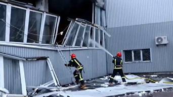 Взрывы и пожар в Киеве: ГСЧС выложила видео с места событий. Видео