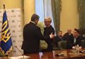 Порошенко поздравил Гонтареву с увольнением