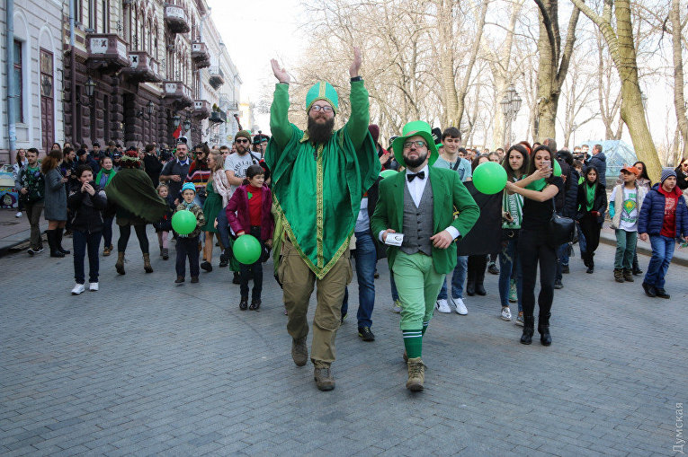 В Одессе ярко отпраздновали День святого Патрика