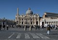Площадь святого Петра и собор святого Петра в Ватикане