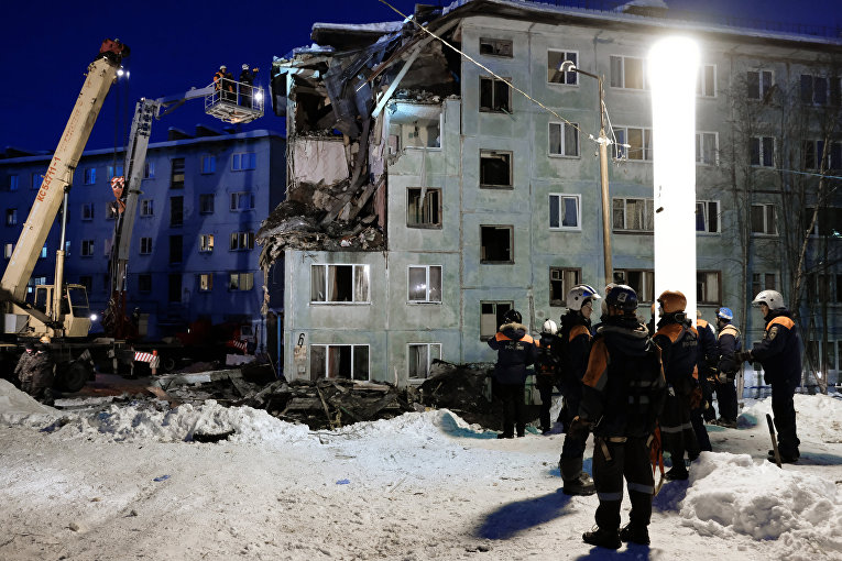 Взрыв бытового газа в жилом доме в Мурманске