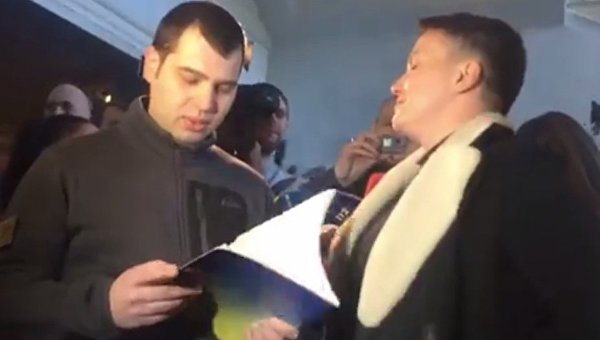 Задержание Савченко