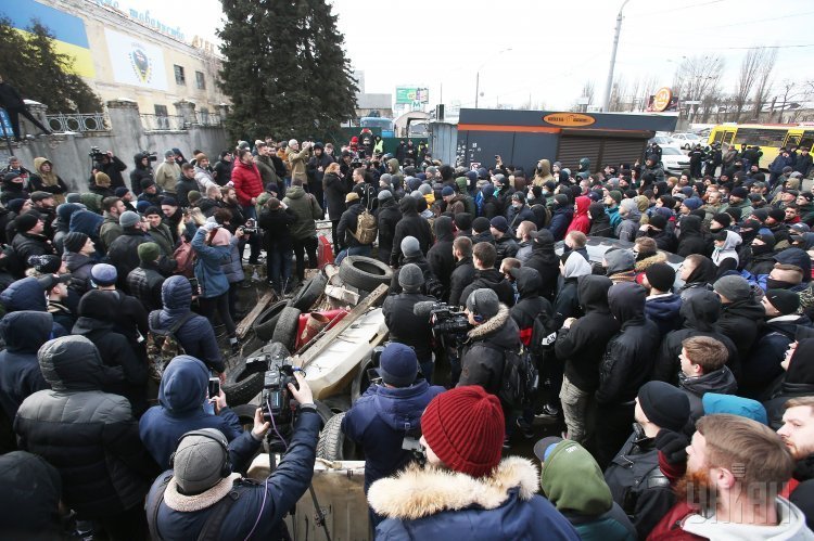 Полиция проводит следственные действия в штабе Нацкорпуса в Киеве