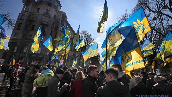 Шествие с требованием отставки Луценко в Киеве