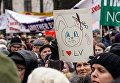 Протест в Латвии. Архивное фото