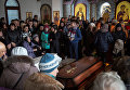 Похороны погибших при пожаре в торговом центре в Кемерово