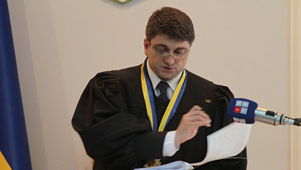 Судья Родион Киреев в Печерском районном суде Киева. Архивное фото