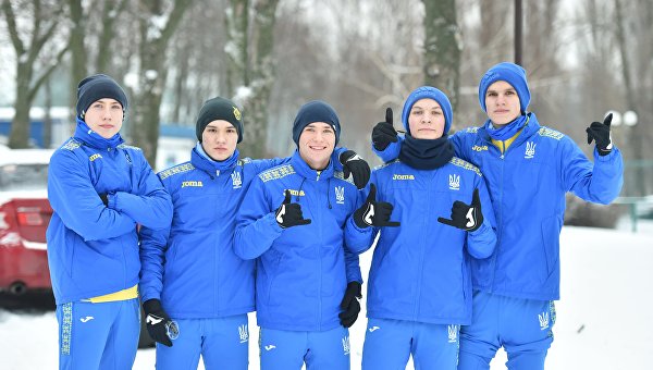 Игроки юношеской сборной Украины U-17