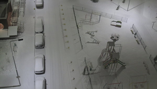 Снегопад в Киеве в ночь на 29 марта