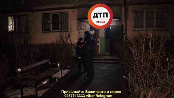 Полиция Киева на месте происшествия