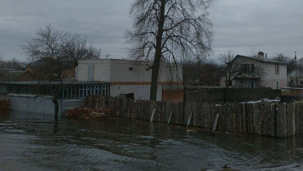 В Чернигове разлился Стрижень. Затоплены частные дома