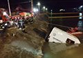 В Румынии 9 человек погибли при падении микроавтобуса в реку