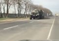 В Одессе заметили колонну военной техники. Видео