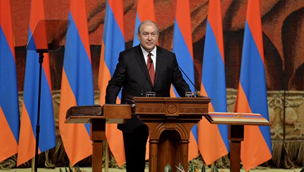 Президент Армении Армен Саркисян вступил в должность