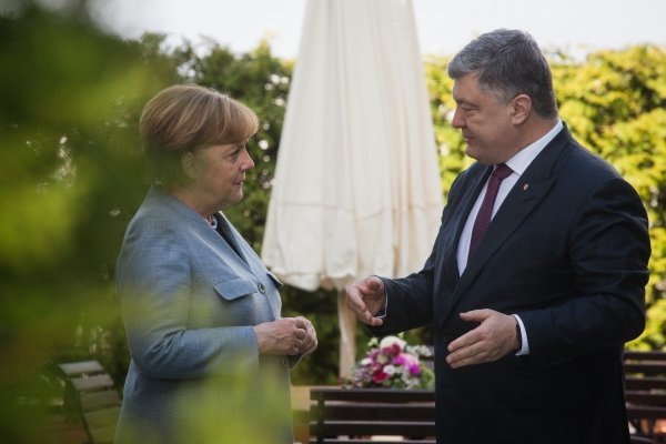 Встреча Петра Порошенко и Ангелы Меркель в Берлине