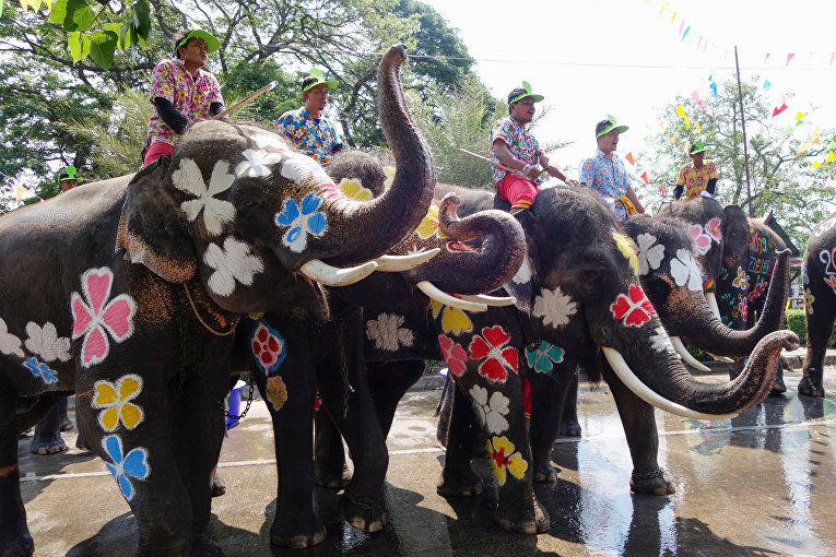 Фестиваль воды в Тайланде