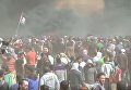 На границе с Газой возобновились столкновения палестинцев с армией Израиля