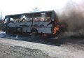 Под Винницей дотла сгорел пассажирский автобус