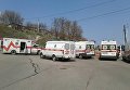 В Лисичанске грузовик с костями врезался в маршрутку: семеро пострадавших