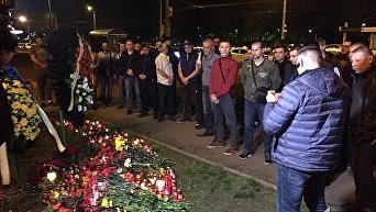 Акция в память о погибших в смертельном ДТП в Кривом Роге