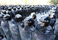 Акция протеста оппозиции у здания правительства в Ереване