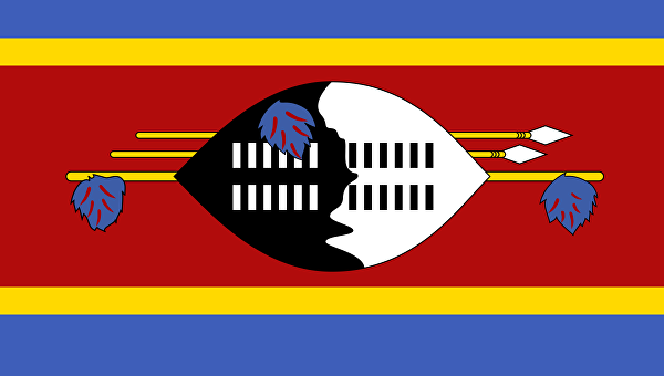 Флаг Свазиленда (Исватини)
