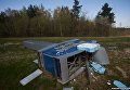 Последствия сильного урагана в Белоруссии