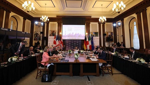 Встреча глав МИД стран G7