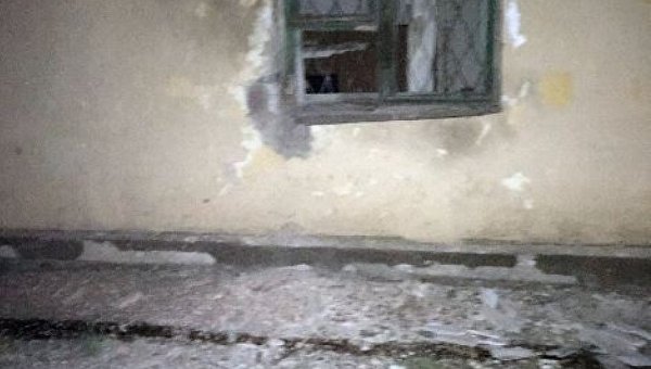 Взрыв возле здания полиции в Макеевке