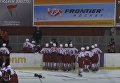 Российские и словацкие хоккеисты устроили массовую драку. Видео