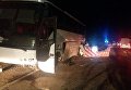 Туристический автобус попал в аварию в Закарпатье
