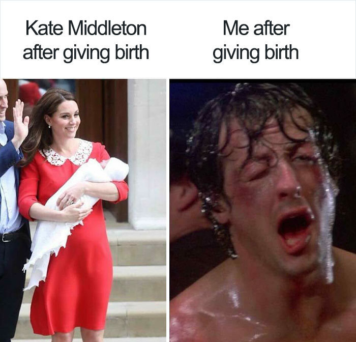 Британские роженицы vs Кейт Миддлтон