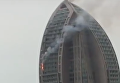 В Баку горит элитная высотка